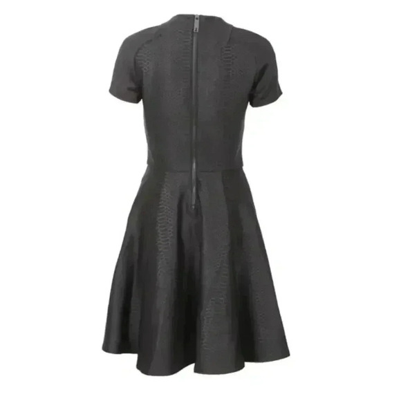 Ted BakerWomens Black Melisse Embossed Neoprene Dress Size 4 - Picture 4 of 13